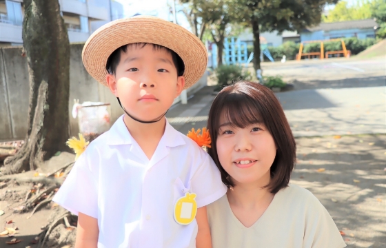 園児と保護者