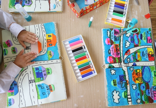 園児の書いた絵